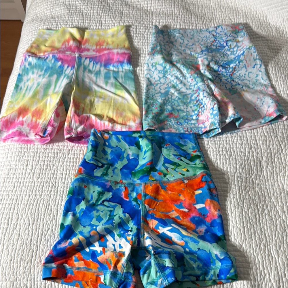 Rok the box shorts Colorful 3  3 pieces for women size XS